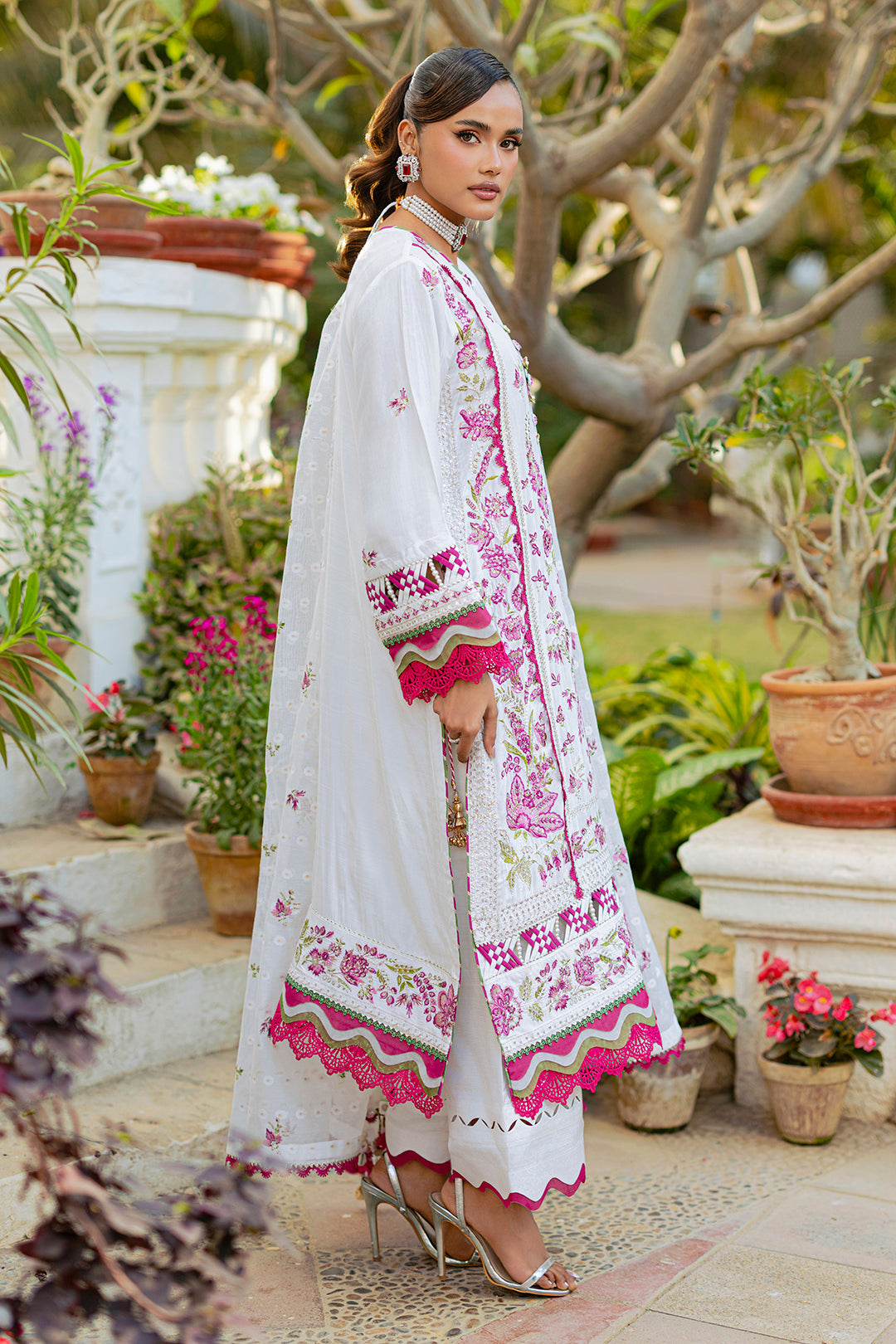 Embroidered Shirt Shalwar Dupatta - 4212