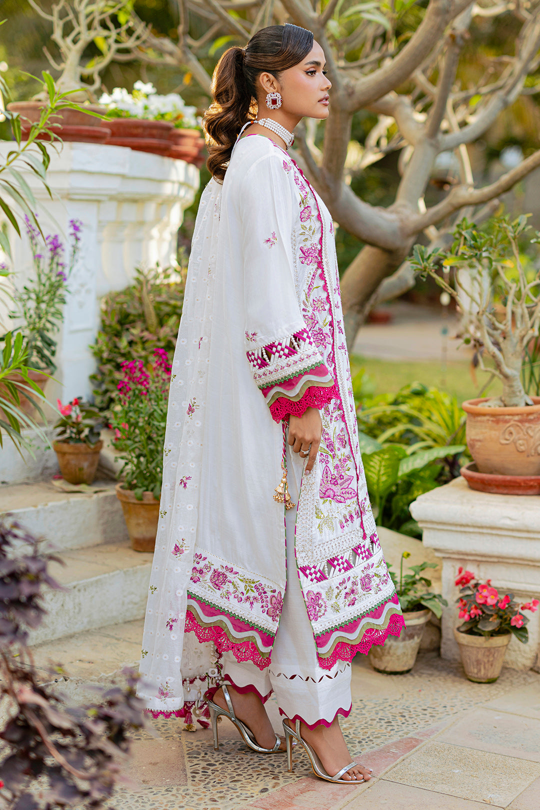 Embroidered Shirt Shalwar Dupatta - 4212