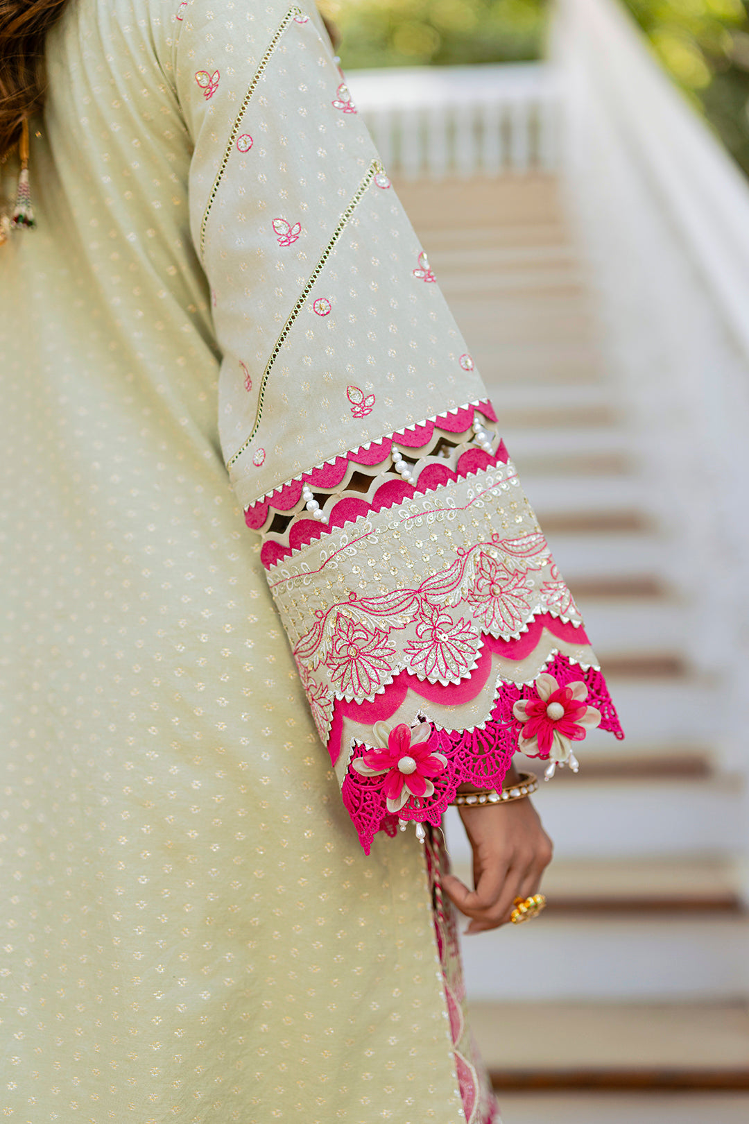 Embroidered Shirt Shalwar Dupatta - 4213