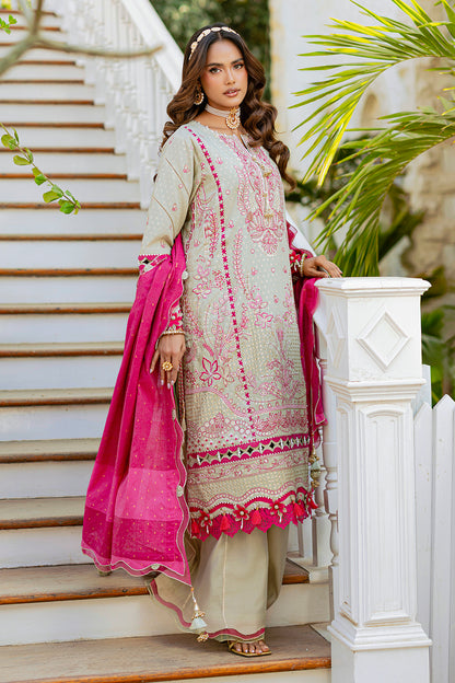 Embroidered Shirt Shalwar Dupatta - 4213