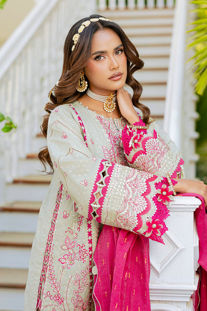 Embroidered Shirt Shalwar Dupatta - 4213