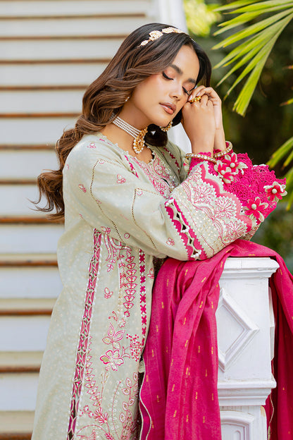 Embroidered Shirt Shalwar Dupatta - 4213