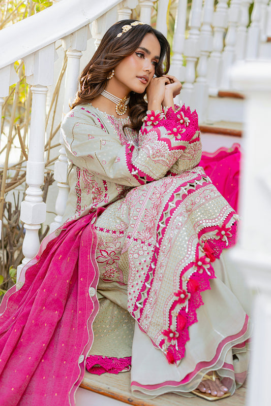 Embroidered Shirt Shalwar Dupatta - 4213