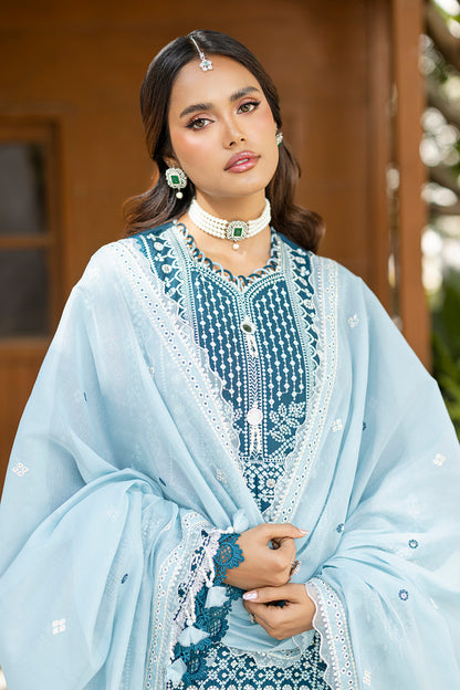 Embroidered Shirt Shalwar Dupatta - 4214