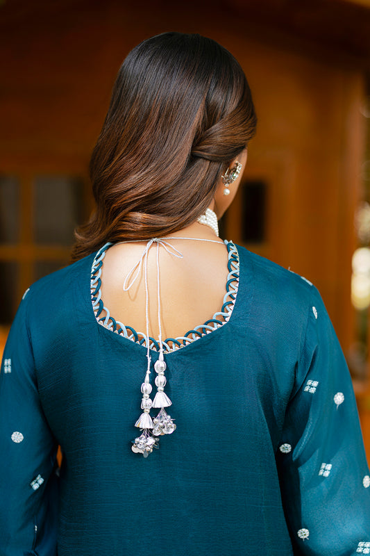 Embroidered Shirt Shalwar Dupatta - 4214