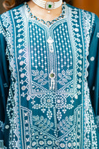 Embroidered Shirt Shalwar Dupatta - 4214