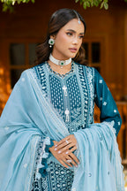 Embroidered Shirt Shalwar Dupatta - 4214