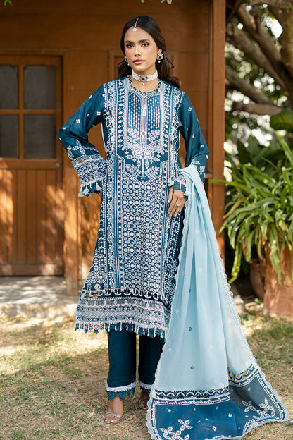 Embroidered Shirt Shalwar Dupatta - 4214