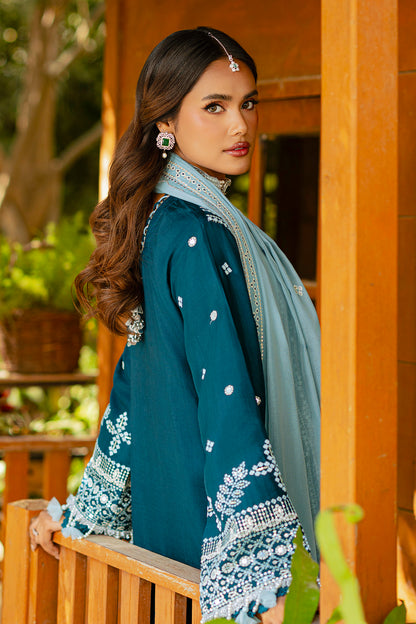 Embroidered Shirt Shalwar Dupatta - 4214