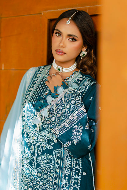 Embroidered Shirt Shalwar Dupatta - 4214