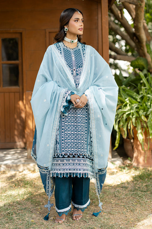 Embroidered Shirt Shalwar Dupatta - 4214