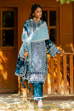 Embroidered Shirt Shalwar Dupatta - 4214