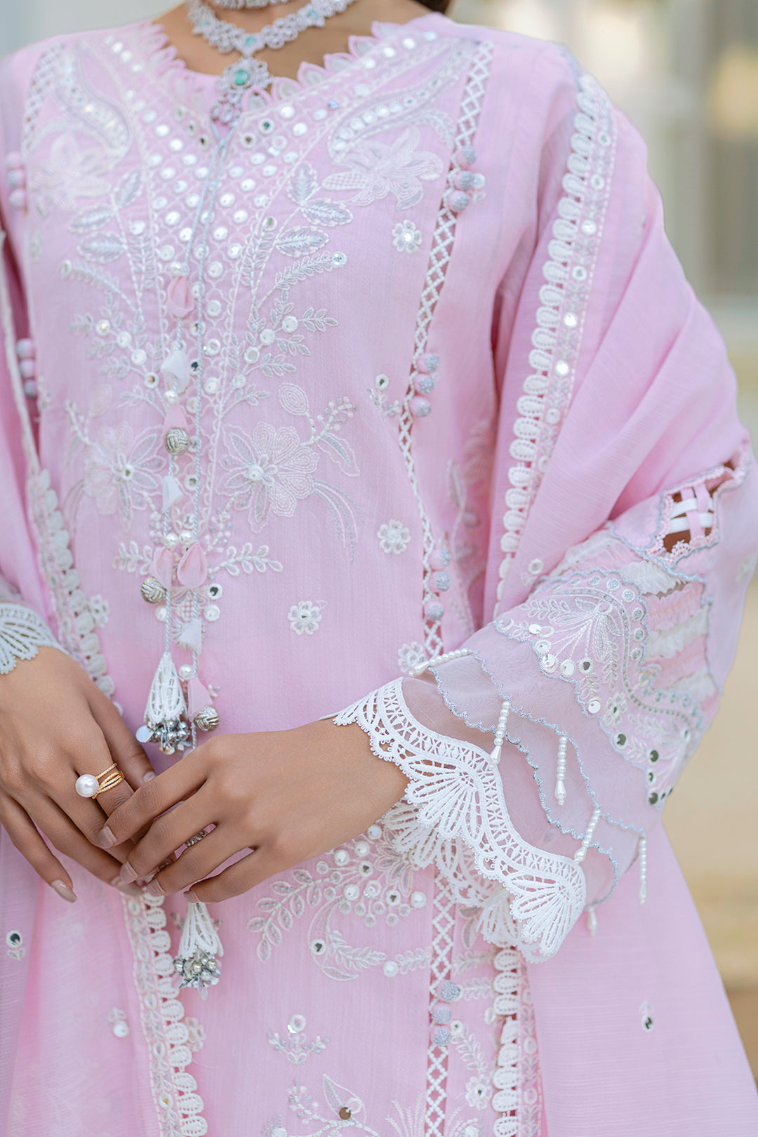 Embroidered Shirt Shalwar Dupatta - 4215
