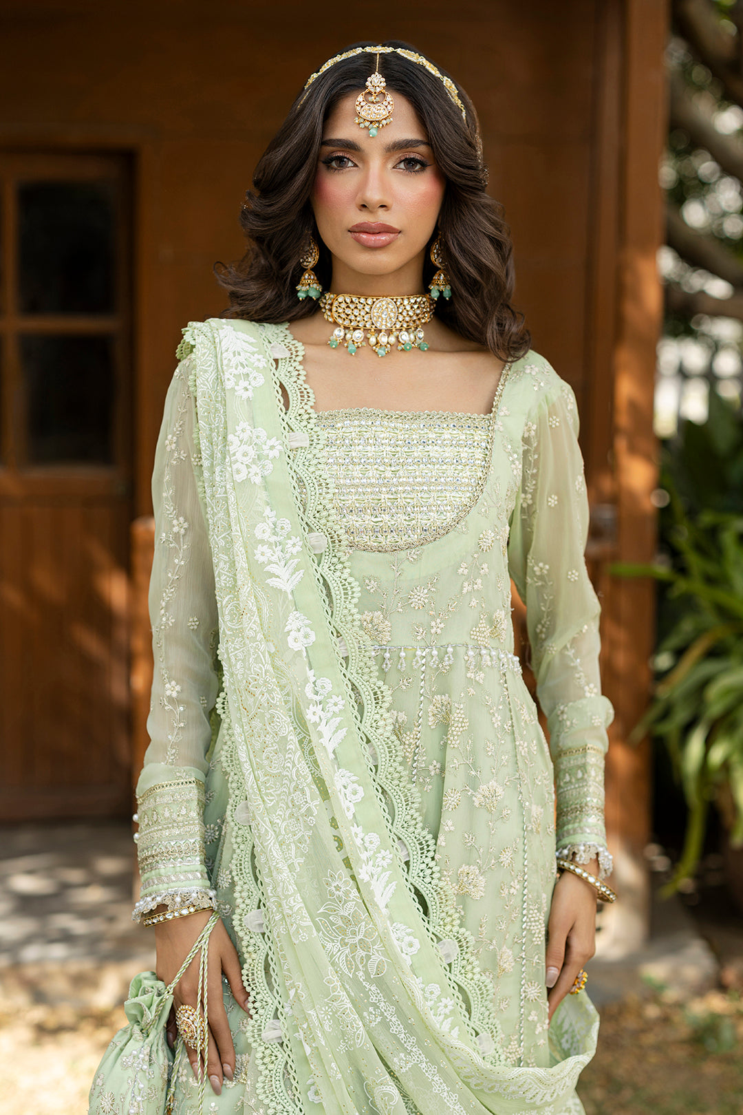 Embroidered Shirt Shalwar Dupatta - 4216