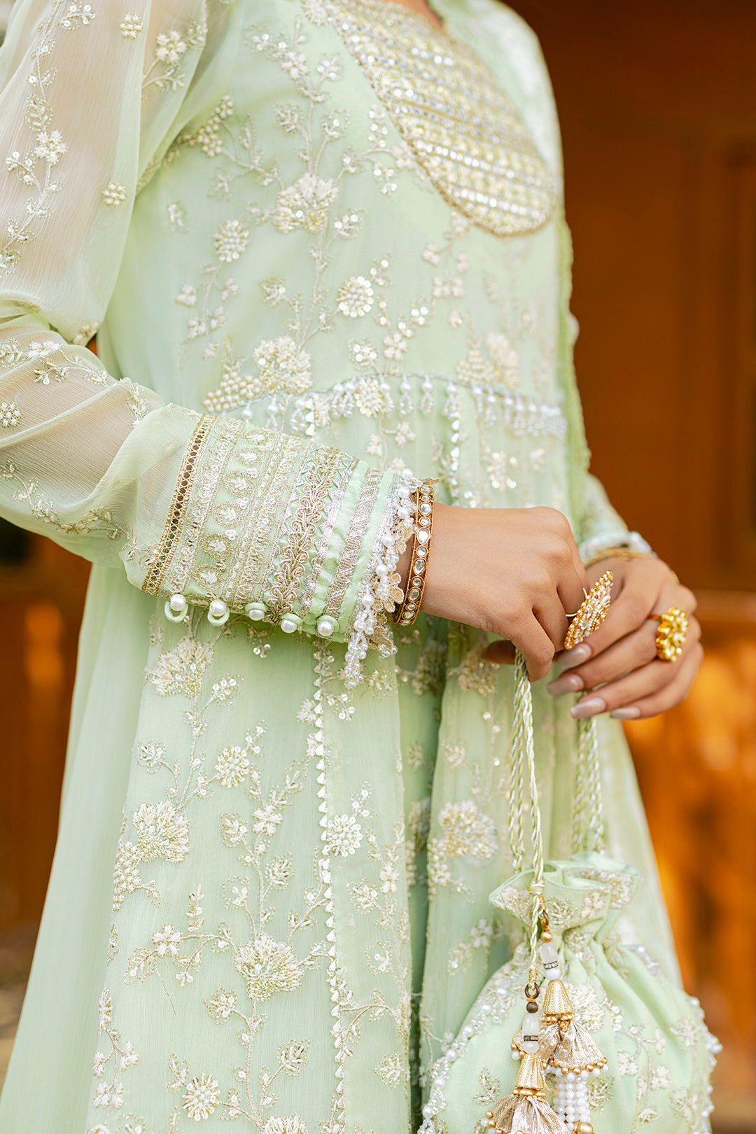 Embroidered Shirt Shalwar Dupatta - 4216