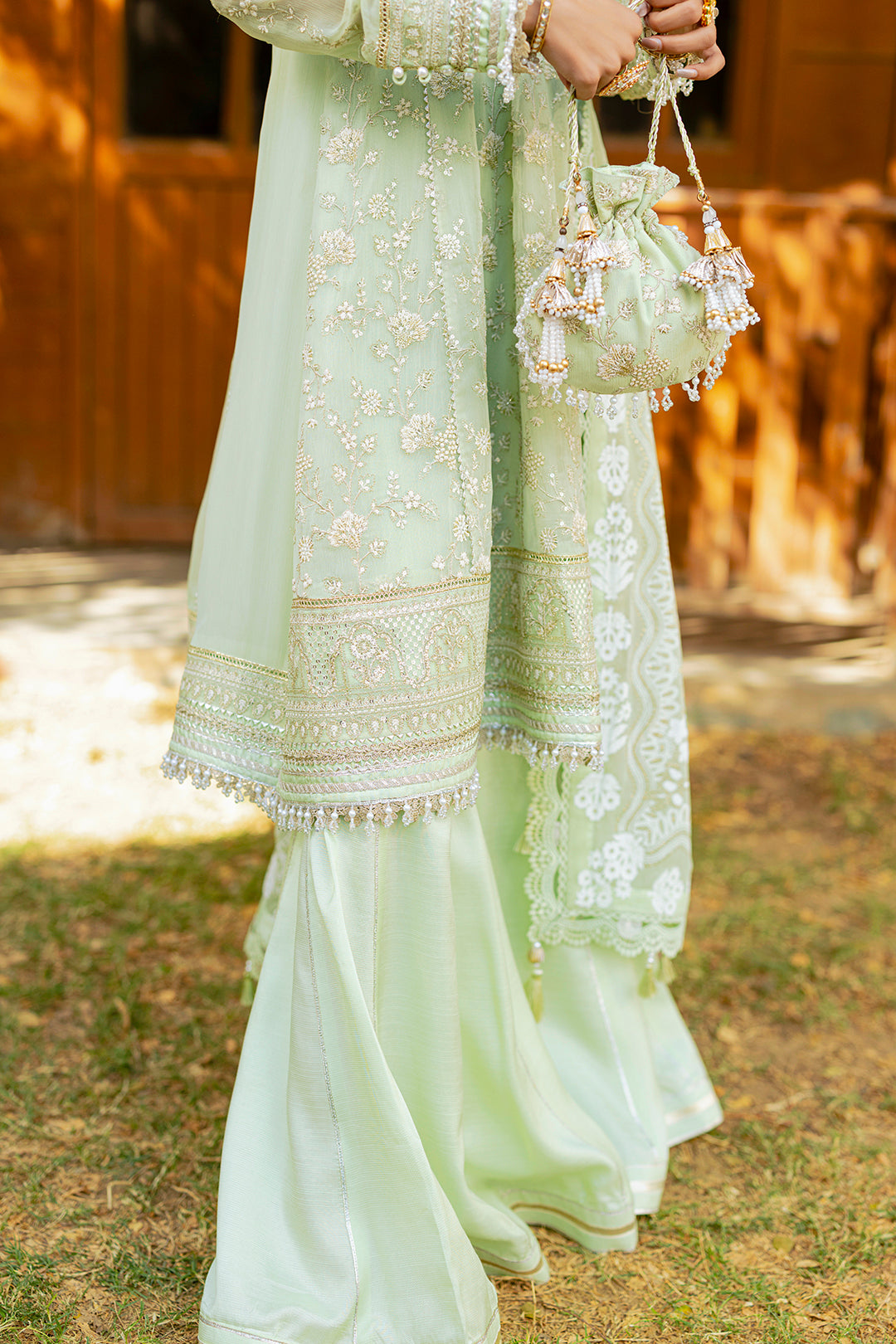 Embroidered Shirt Shalwar Dupatta - 4216