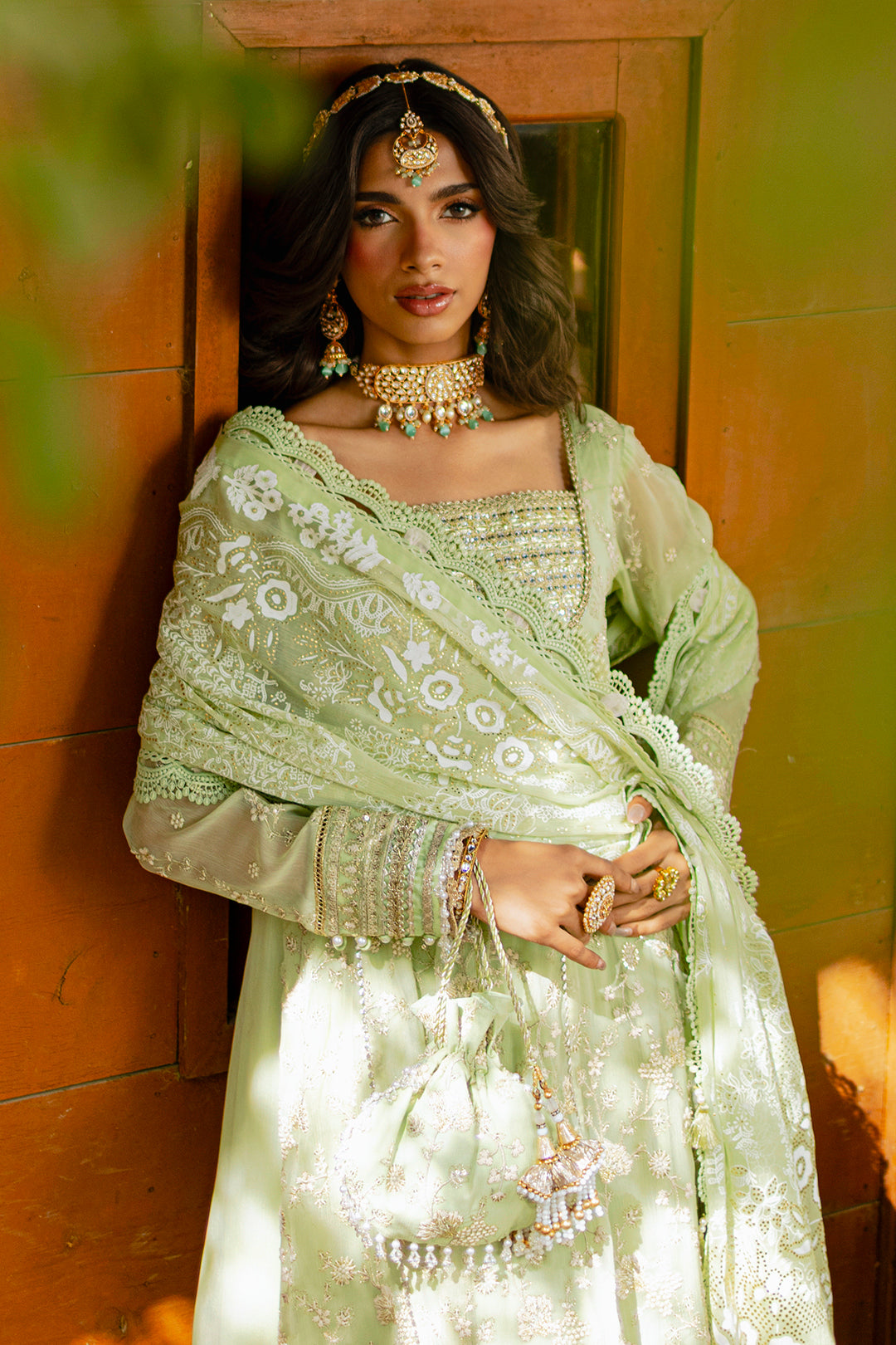 Embroidered Shirt Shalwar Dupatta - 4216