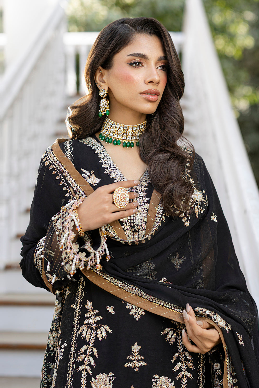 Embroidered Shirt Shalwar Dupatta - 4217