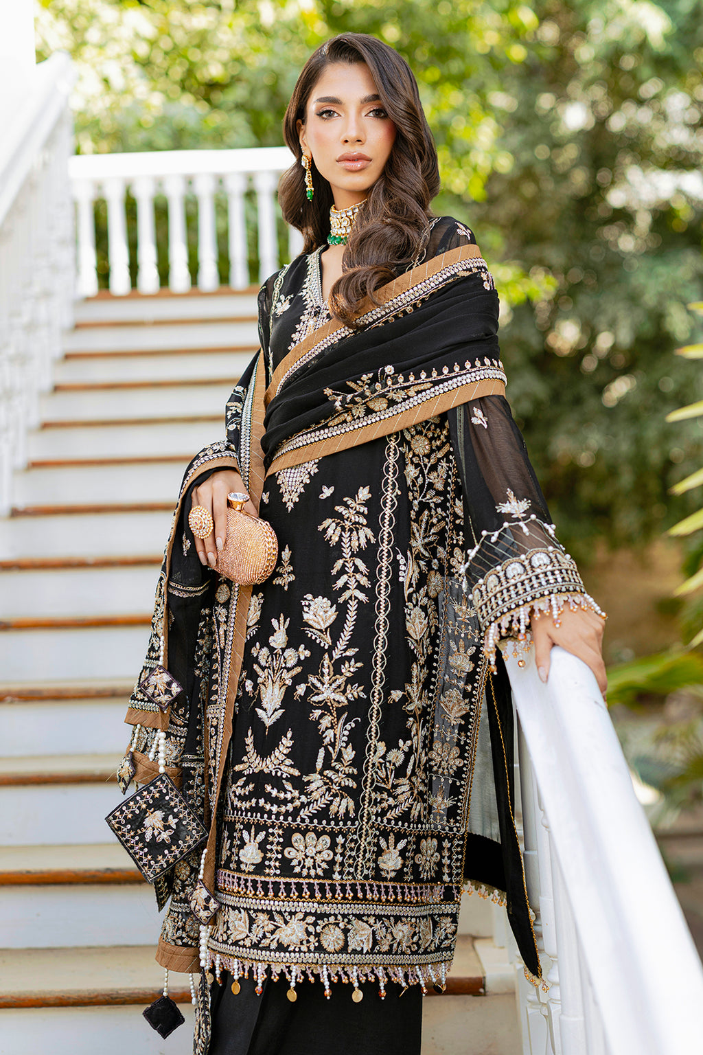 Embroidered Shirt Shalwar Dupatta - 4217