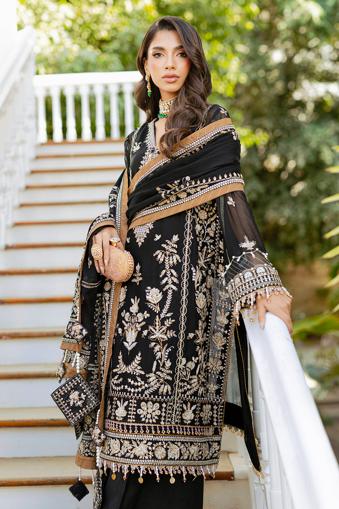 Embroidered Shirt Shalwar Dupatta - 4217