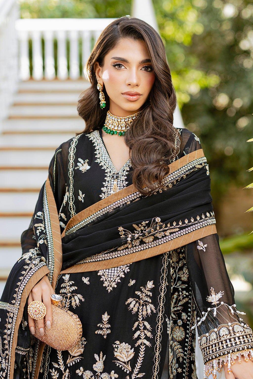 Embroidered Shirt Shalwar Dupatta - 4217