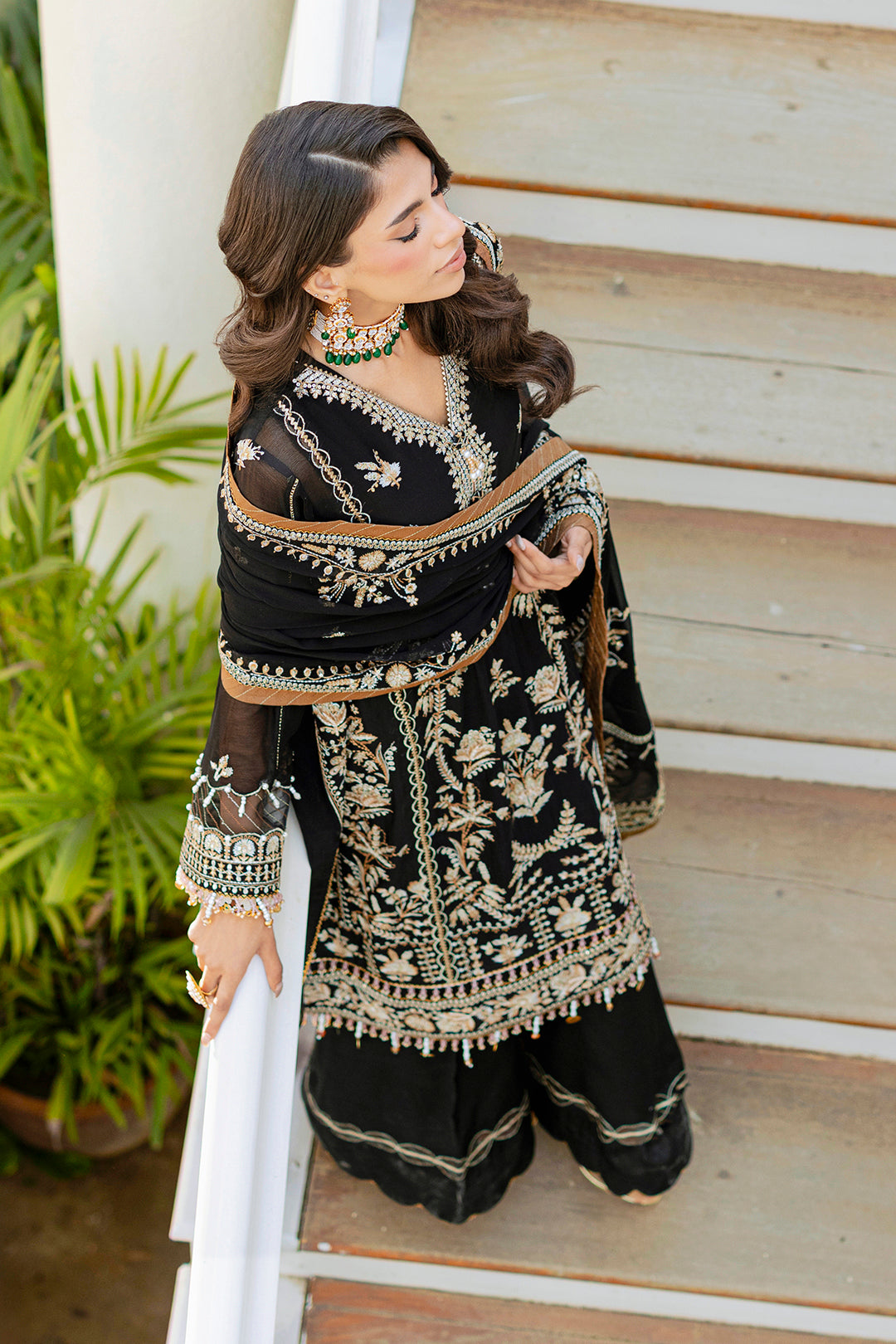 Embroidered Shirt Shalwar Dupatta - 4217