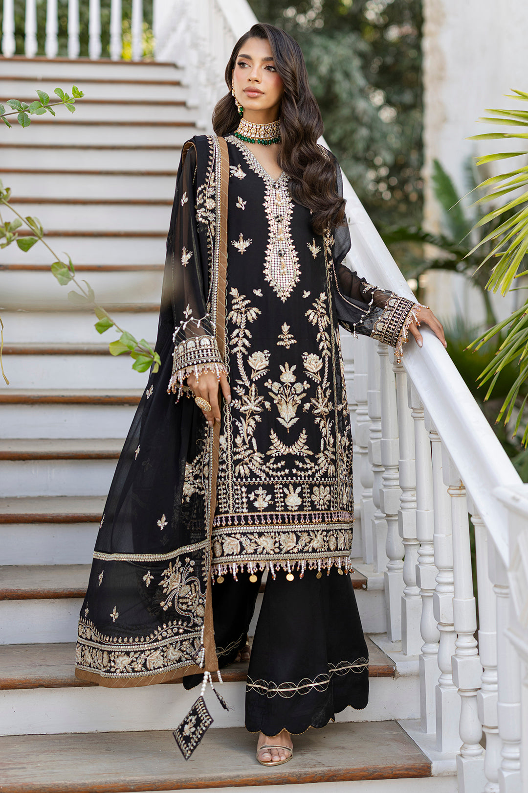Embroidered Shirt Shalwar Dupatta - 4217