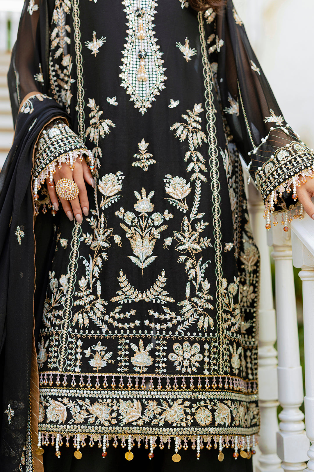 Embroidered Shirt Shalwar Dupatta - 4217