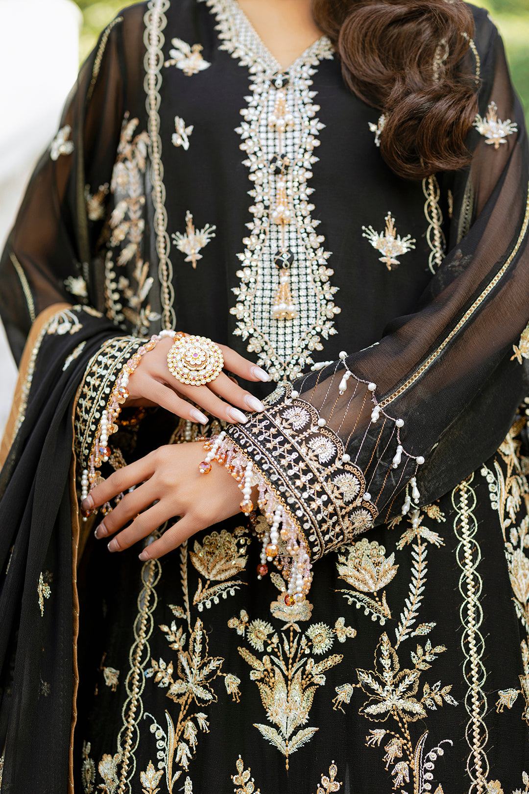 Embroidered Shirt Shalwar Dupatta - 4217