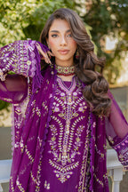 Embroidered Shirt Shalwar Dupatta - 4218