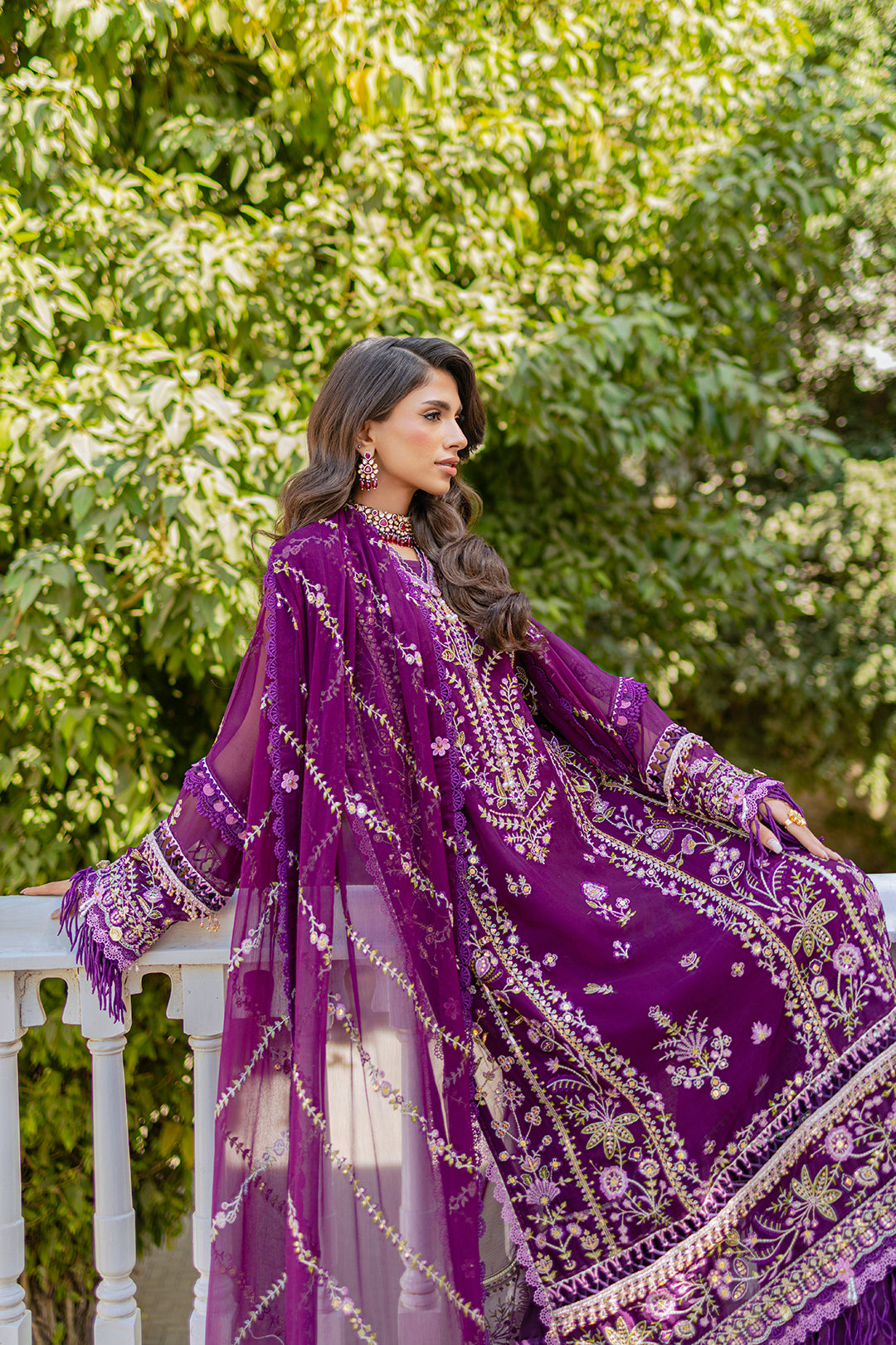 Embroidered Shirt Shalwar Dupatta - 4218