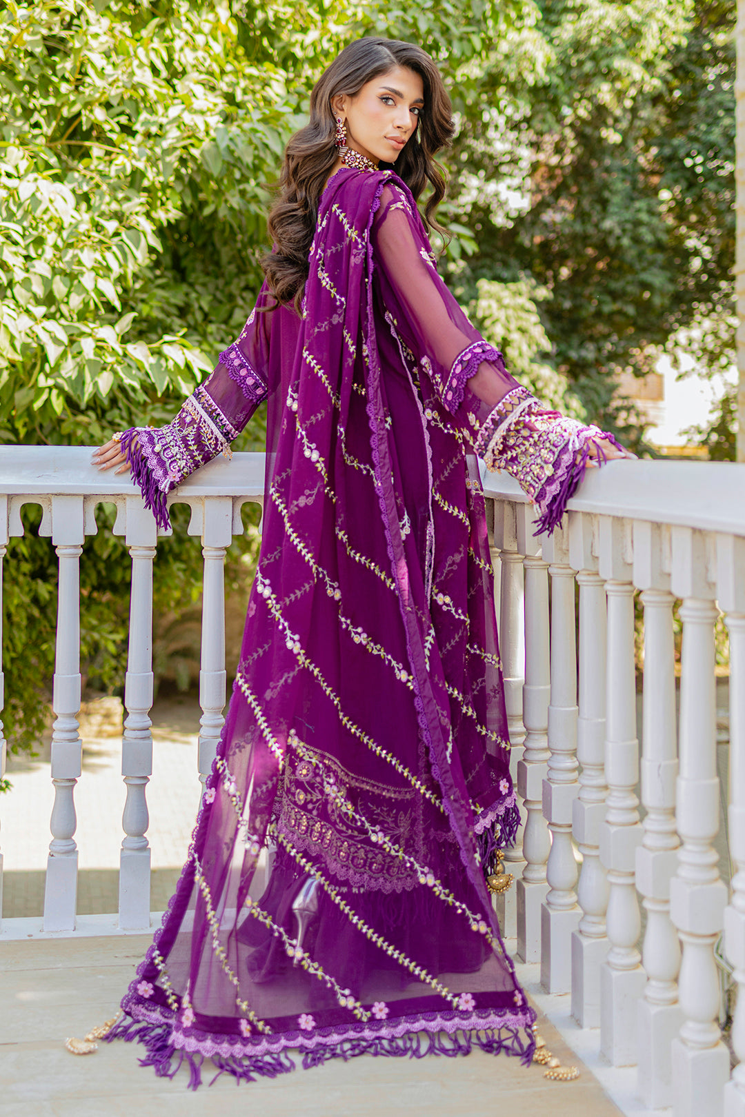 Embroidered Shirt Shalwar Dupatta - 4218