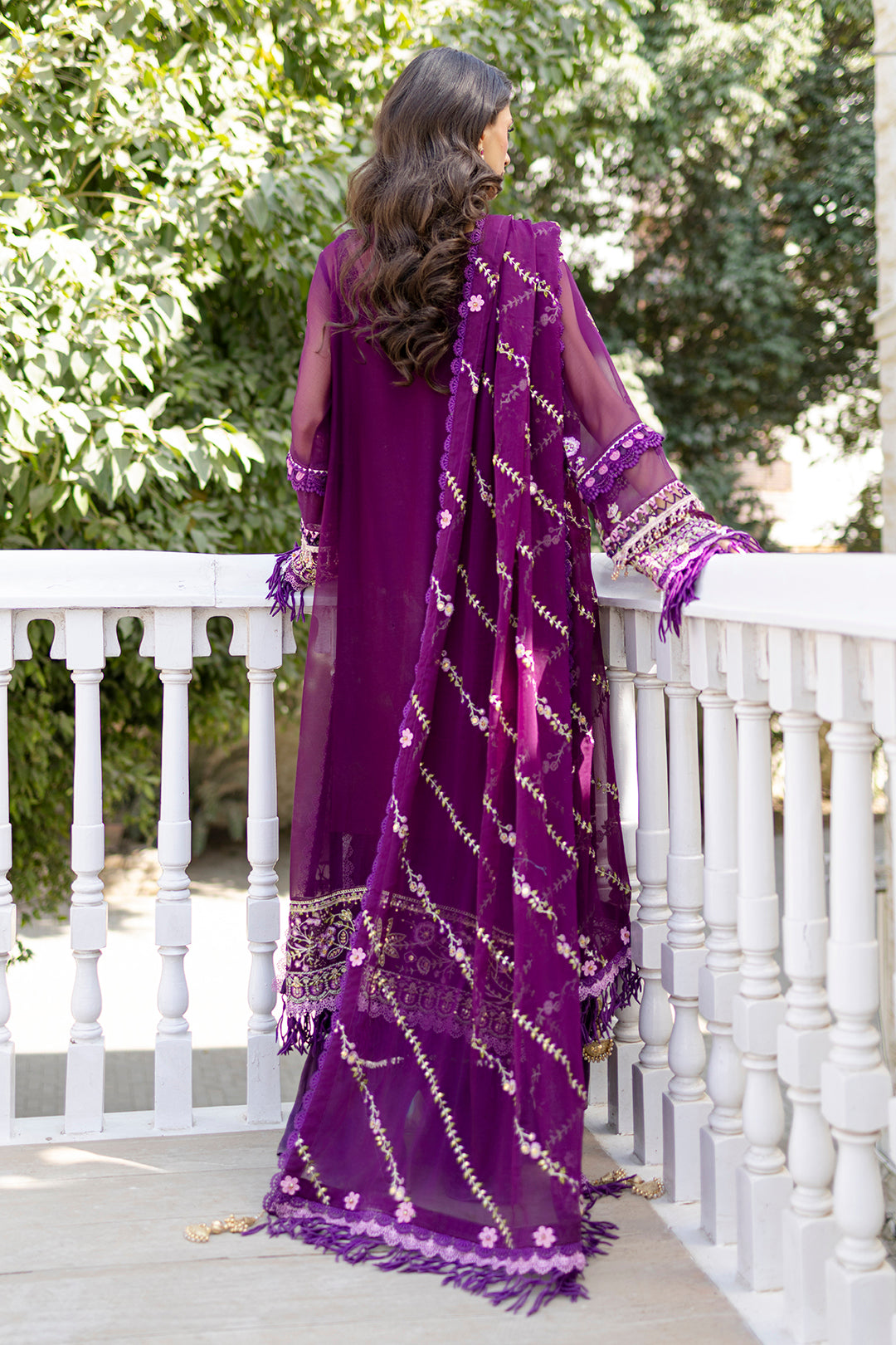 Embroidered Shirt Shalwar Dupatta - 4218