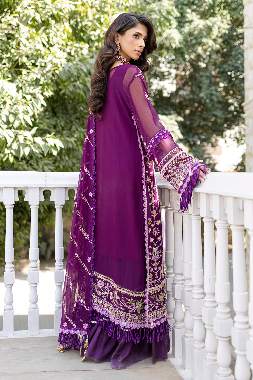 Embroidered Shirt Shalwar Dupatta - 4218