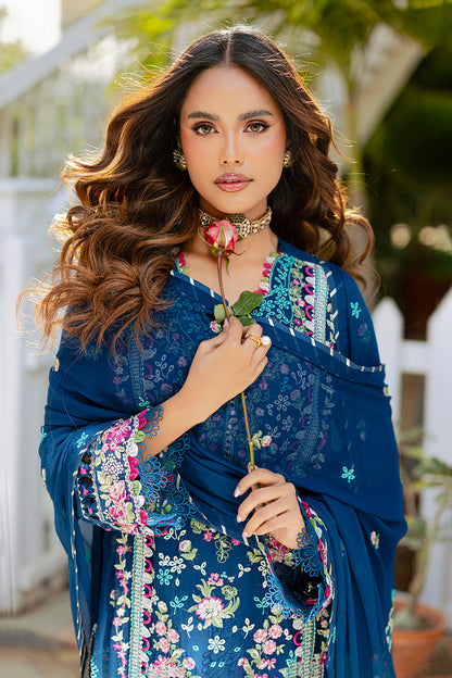 Embroidered Shirt Shalwar Dupatta - 4219