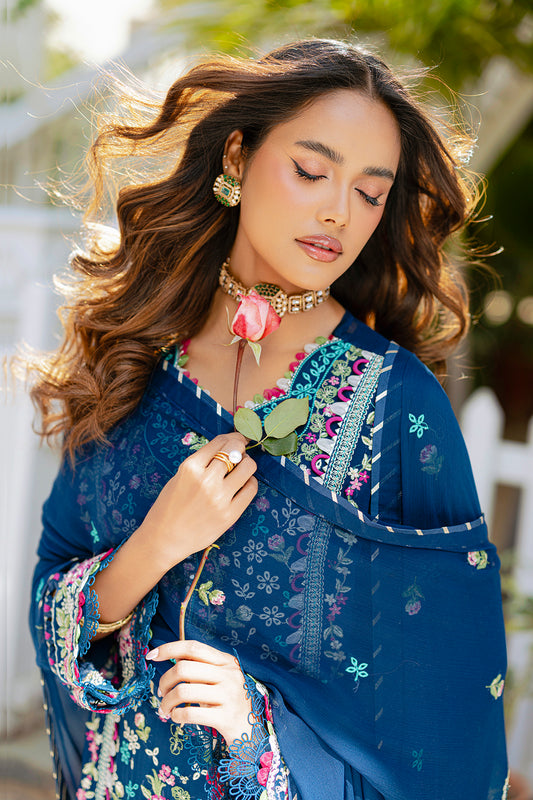 Embroidered Shirt Shalwar Dupatta - 4219