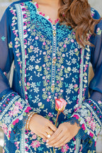 Embroidered Shirt Shalwar Dupatta - 4219