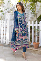 Embroidered Shirt Shalwar Dupatta - 4219