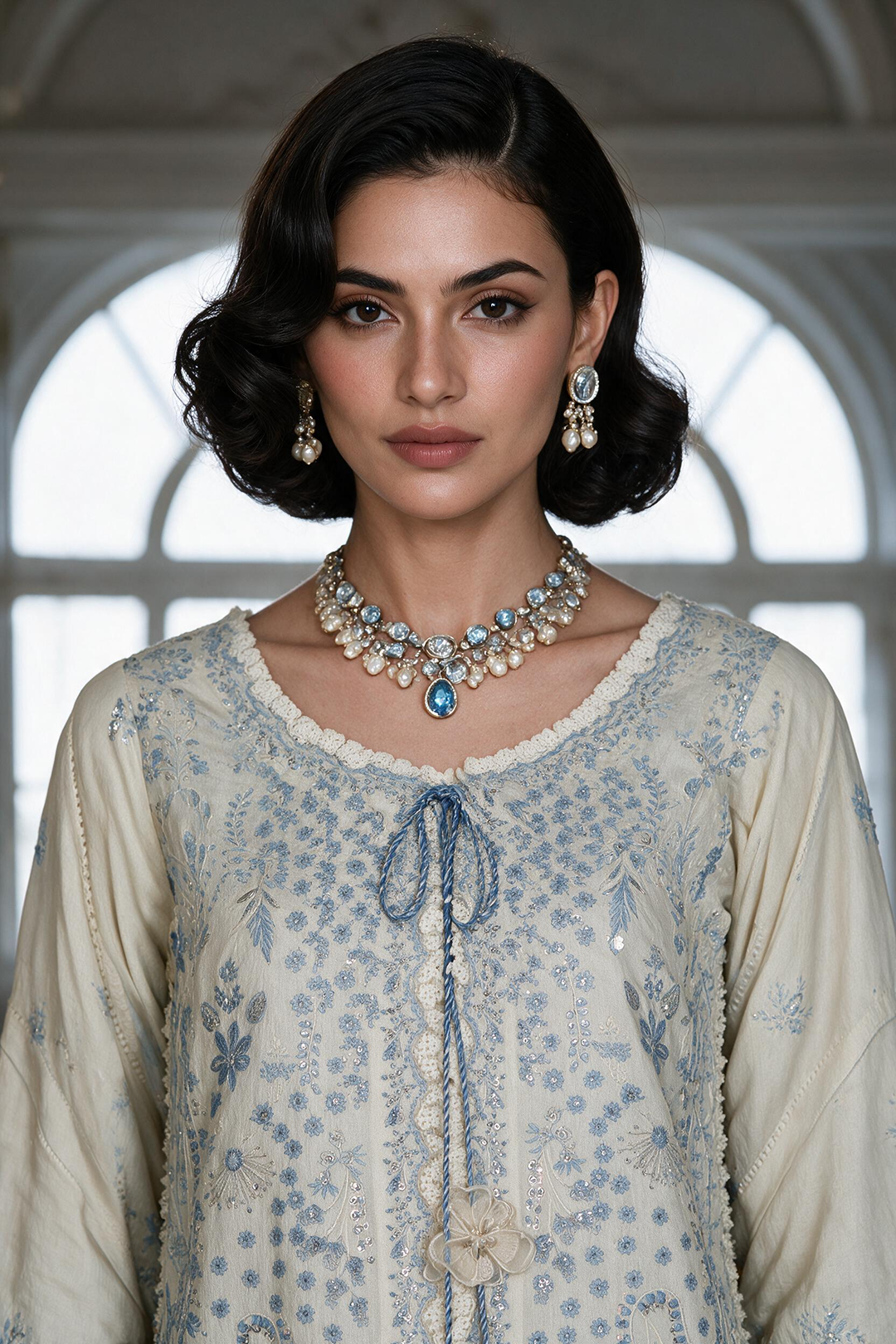 Embroidered Shirt Shalwar Dupatta - 4220