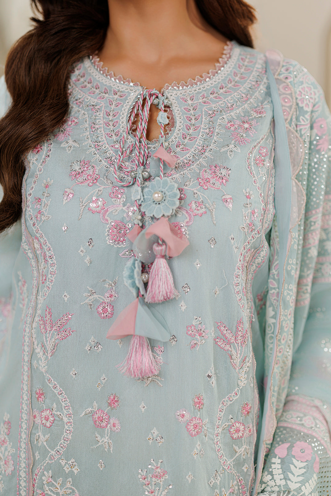 Embroidered Shirt Shalwar Dupatta - 4221