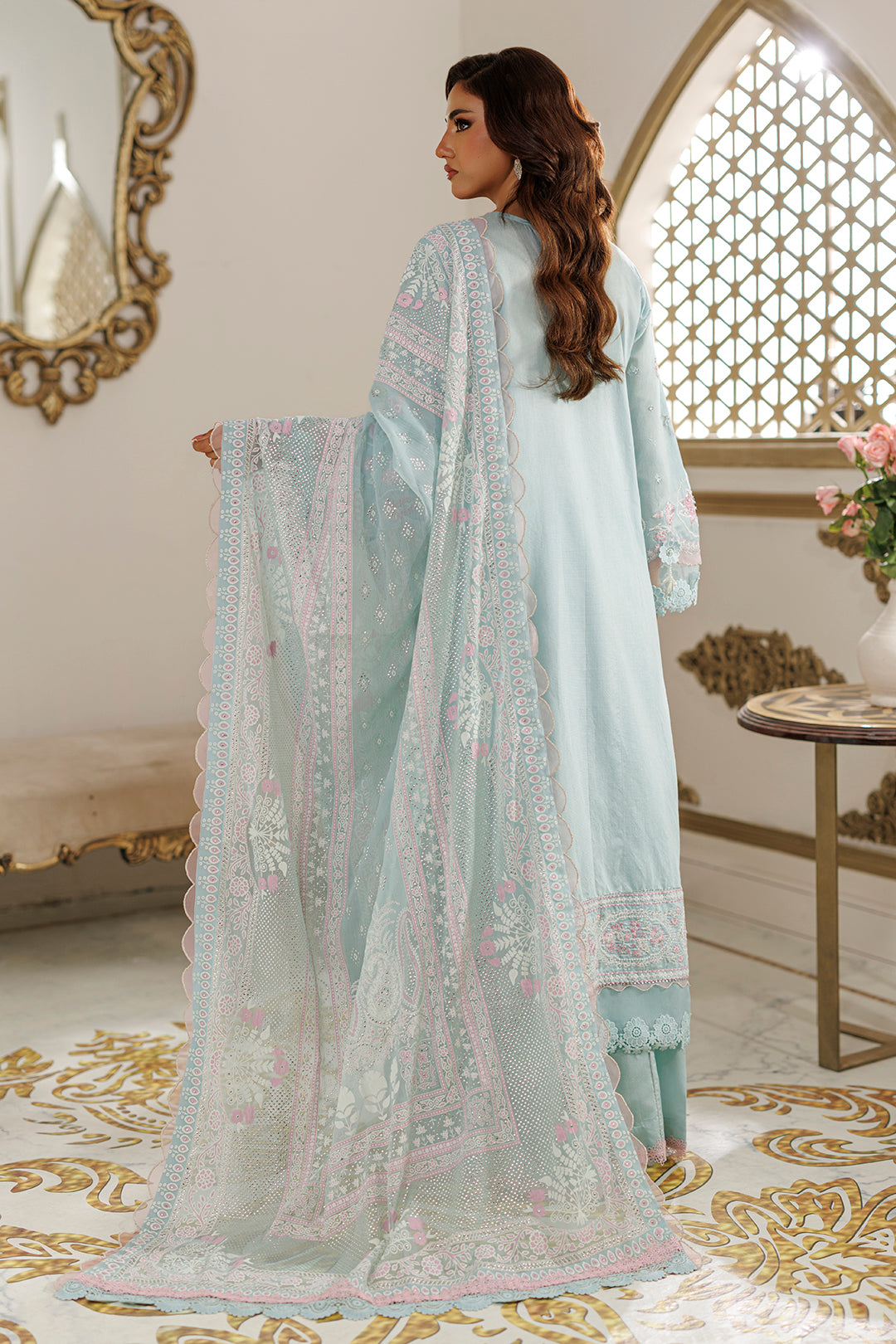 Embroidered Shirt Shalwar Dupatta - 4221