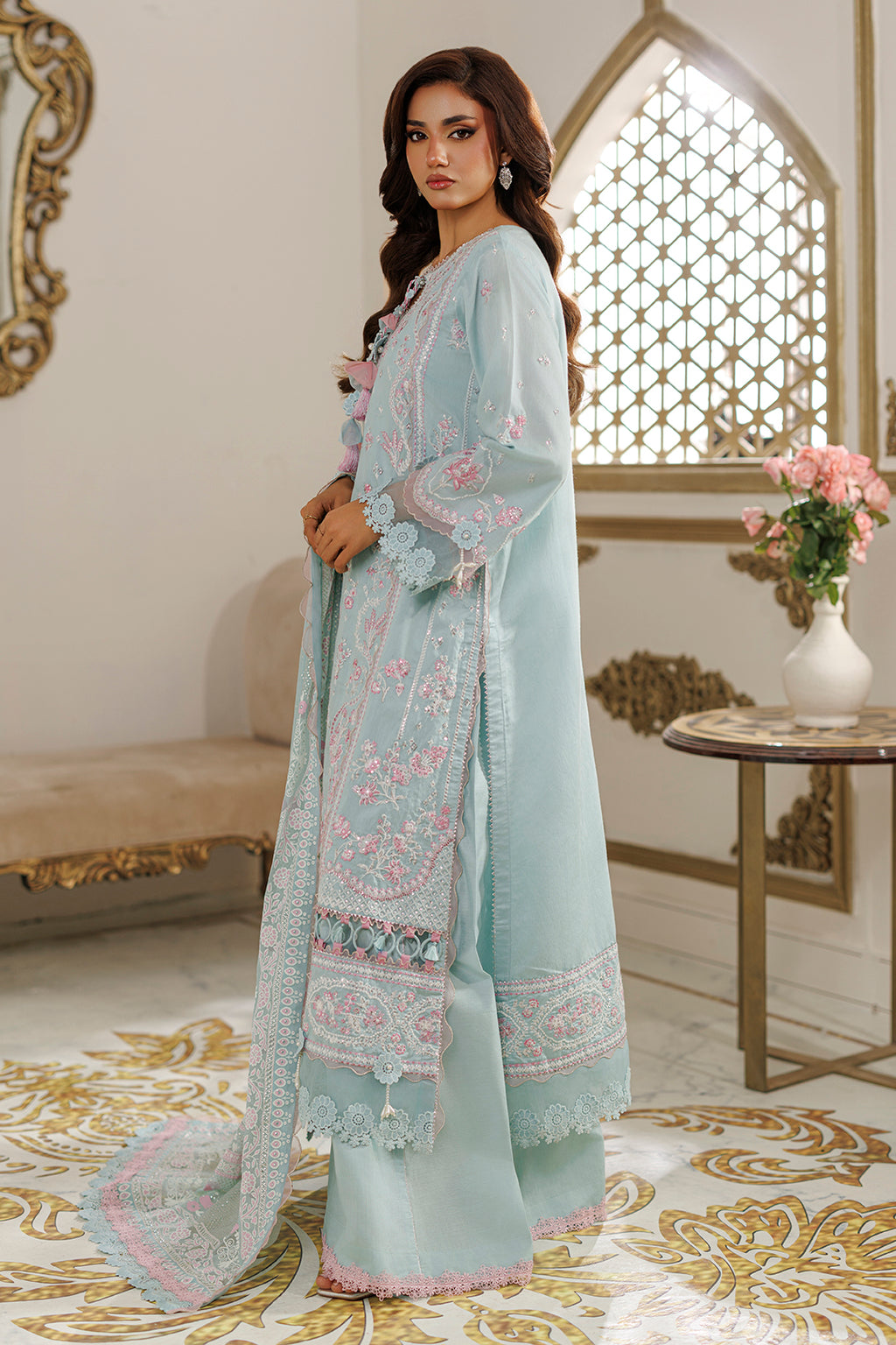 Embroidered Shirt Shalwar Dupatta - 4221