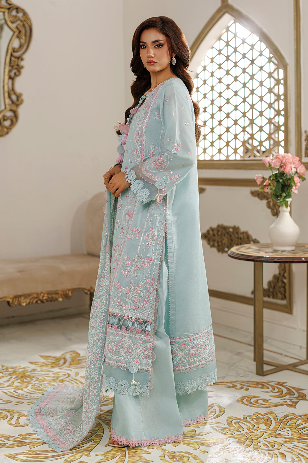 Embroidered Shirt Shalwar Dupatta - 4221