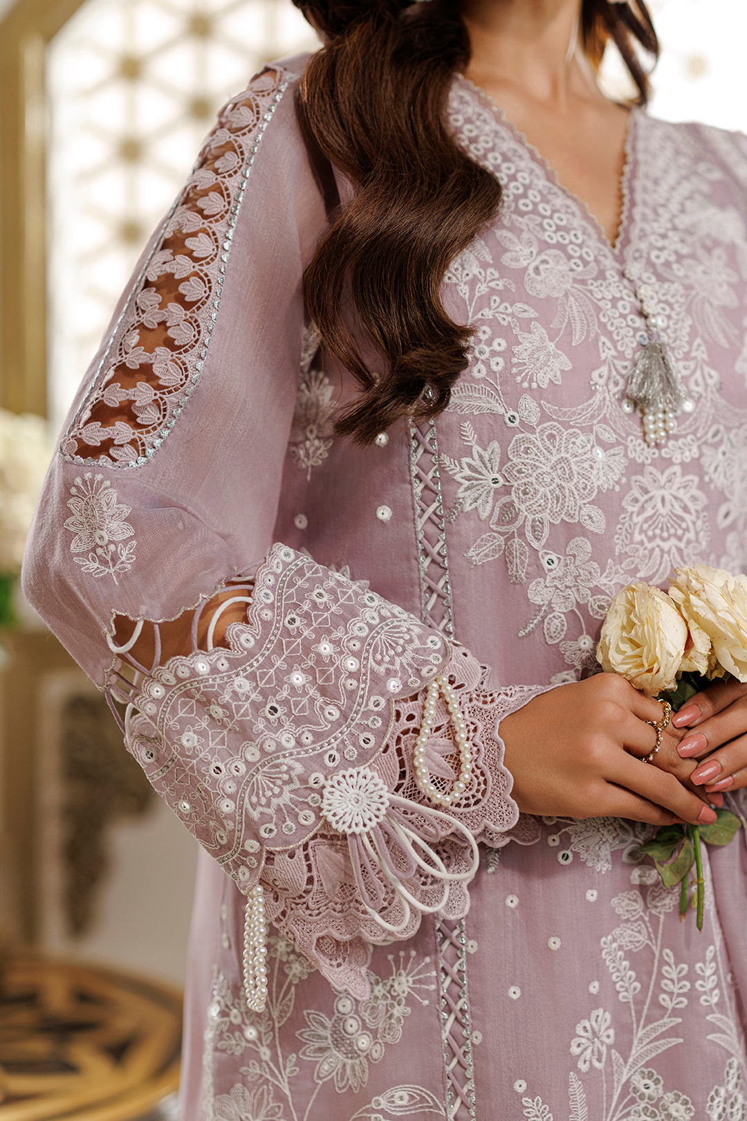 Embroidered Shirt Shalwar Dupatta - 4224