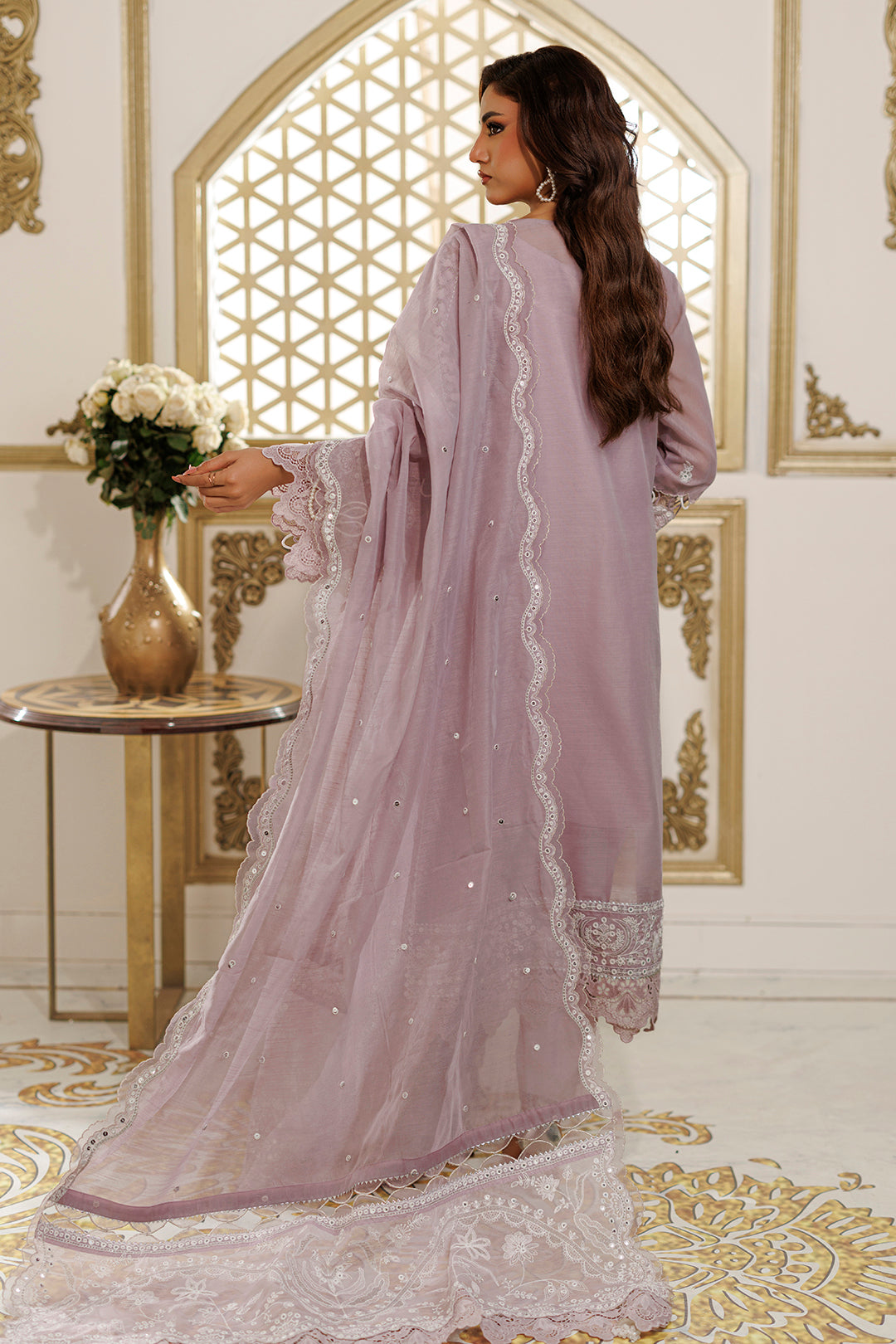 Embroidered Shirt Shalwar Dupatta - 4224