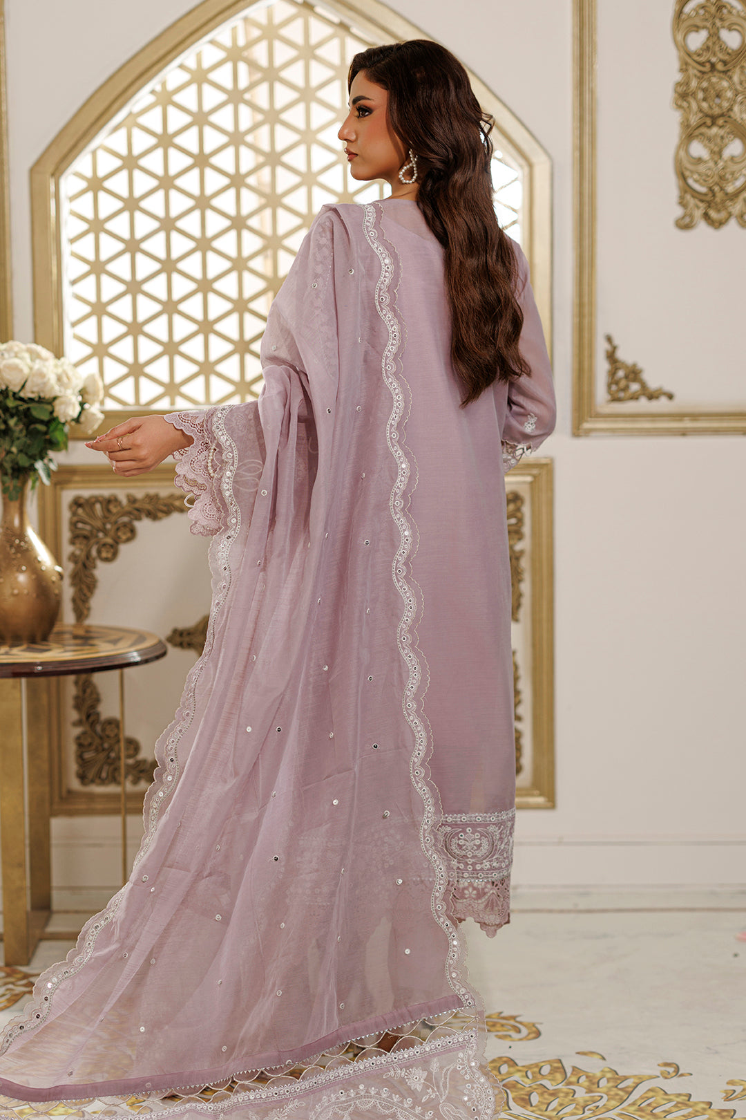 Embroidered Shirt Shalwar Dupatta - 4224
