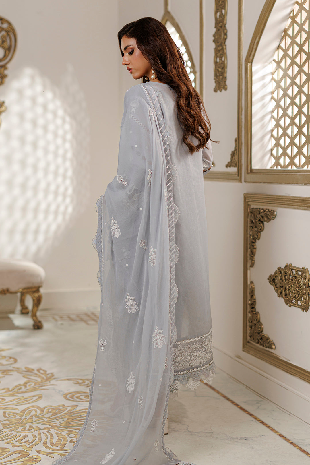 Embroidered Shirt Shalwar Dupatta - 4226