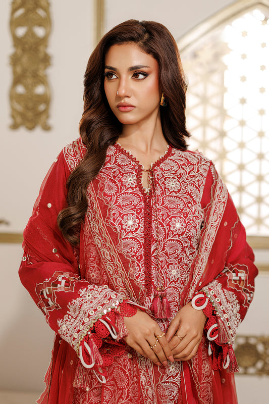 Embroidered Shirt Shalwar Dupatta - 4228