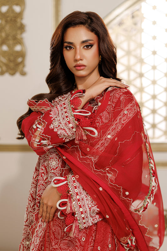 Embroidered Shirt Shalwar Dupatta - 4228