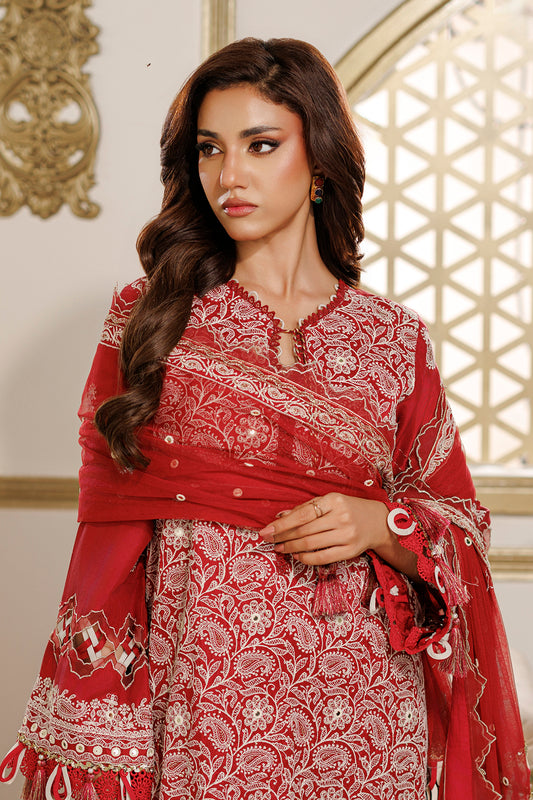 Embroidered Shirt Shalwar Dupatta - 4228